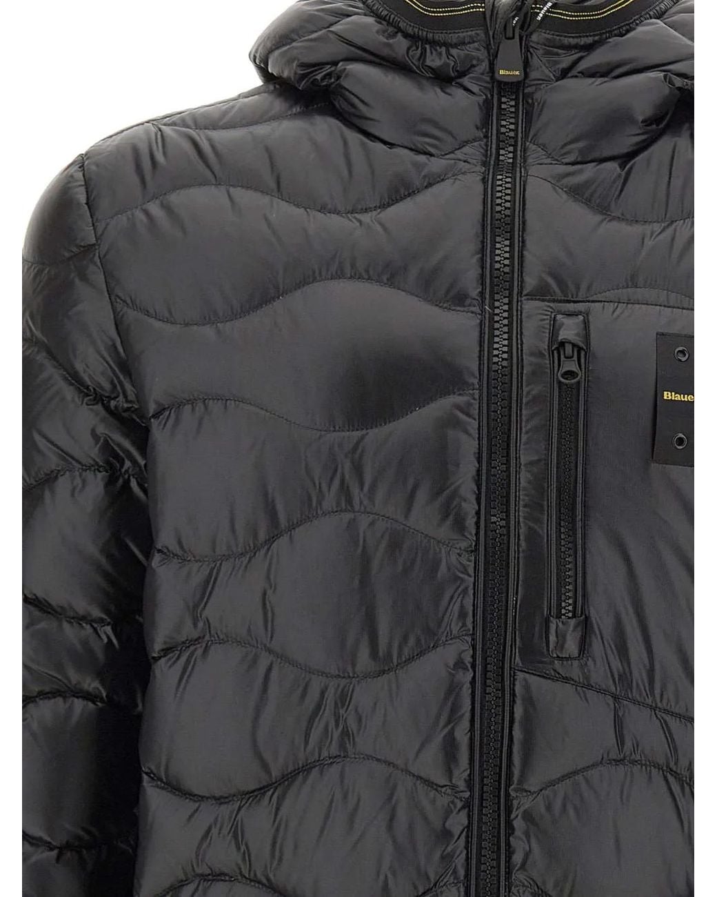 Blauer Gray Wave Quilted Down Jacket for men