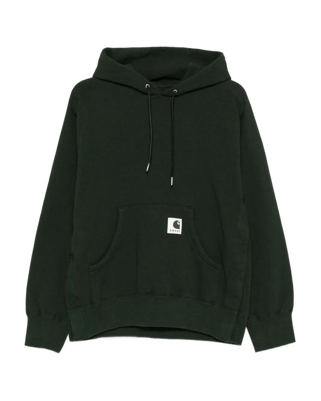 Sacai Green X Carhartt Wip Pocketed Hoodie