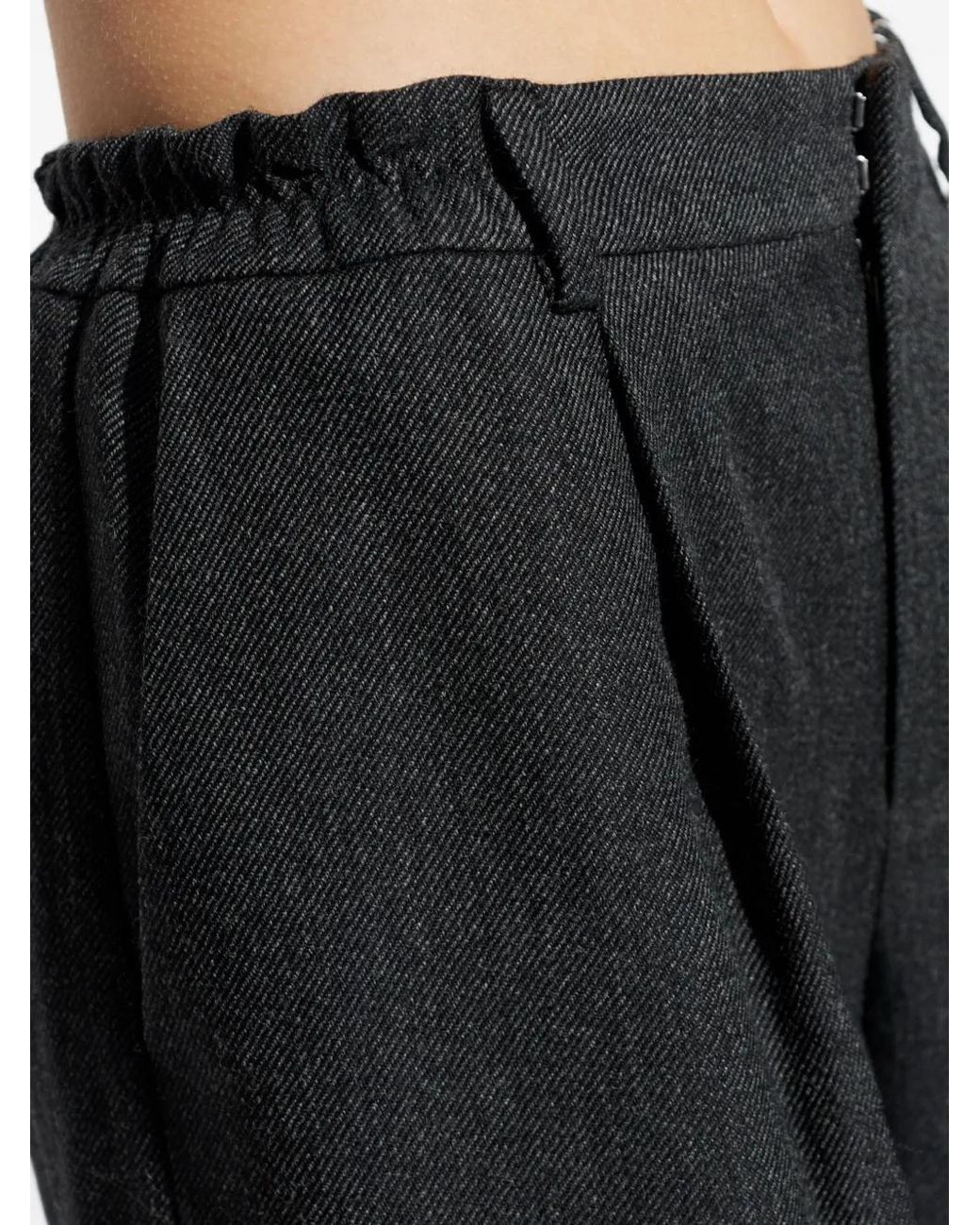 Pantalon De Tailleur En Laine Heritage Alexander Wang en coloris Black