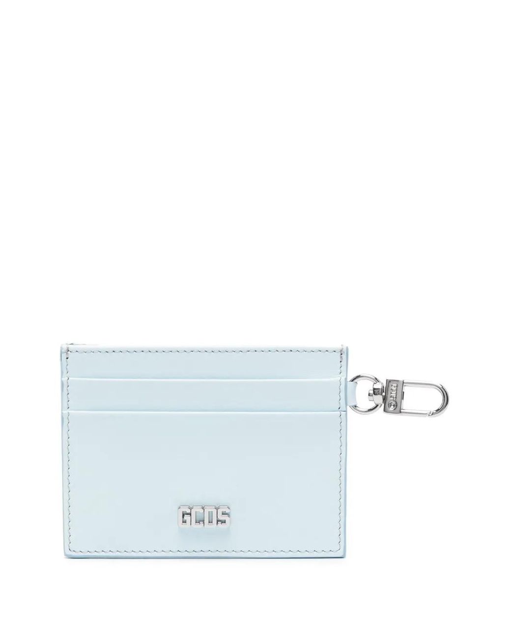 Gcds Blue Comma Leather Card Holder