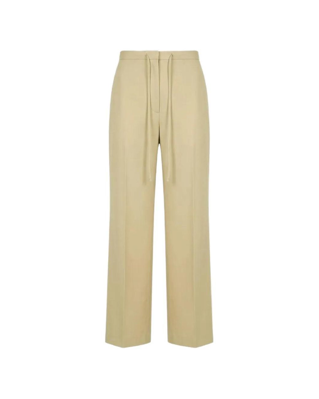 Rohe Natural Drawstring Virgin-Wool Trousers