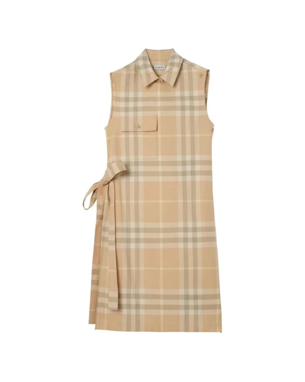 Burberry Natural Check Cotton Shirt Dress