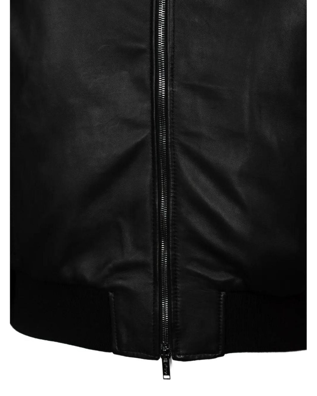Volfagli Black Kant Hooded Leather Jacket for men
