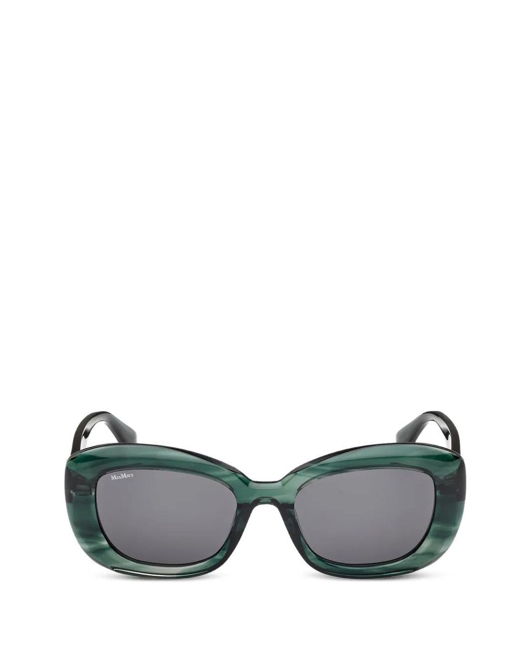 Max Mara Eyewear Gray Elizabeth 1 Oversized-Frame Sunglasses