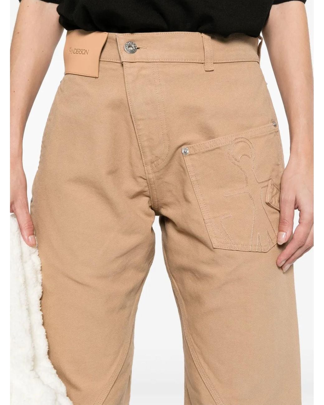 J.W. Anderson Natural Twisted Workwear Trousers