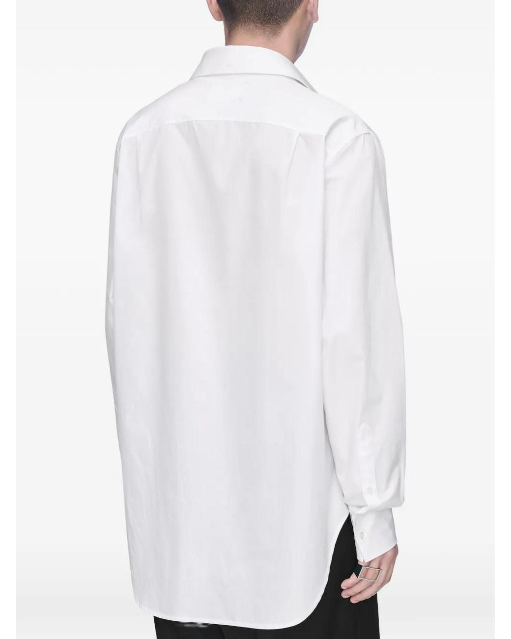 Maison Margiela White Long Sleeves Shirt for men