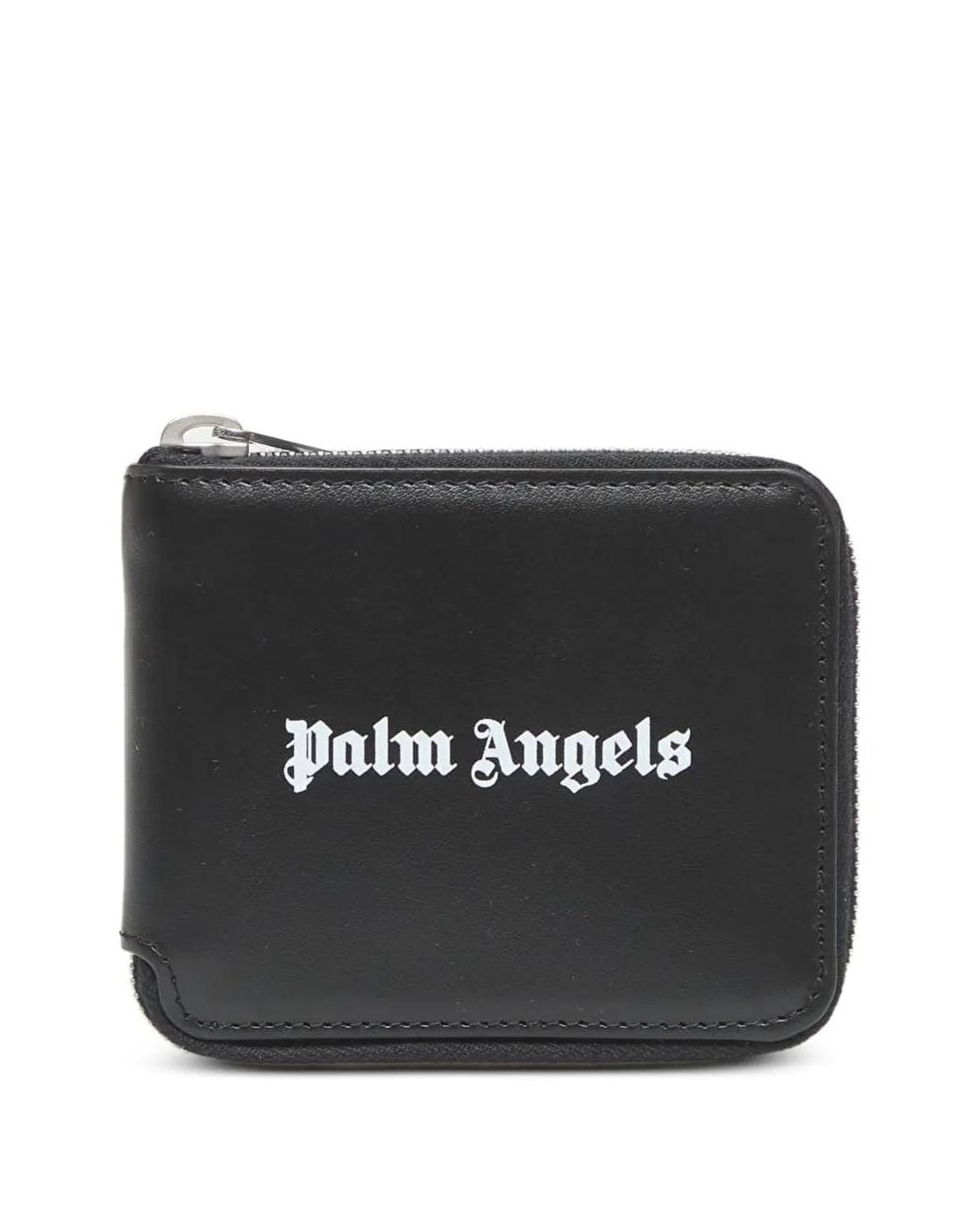 Cartera Con Logo Y Cremallera Palm Angels de hombre de color Black