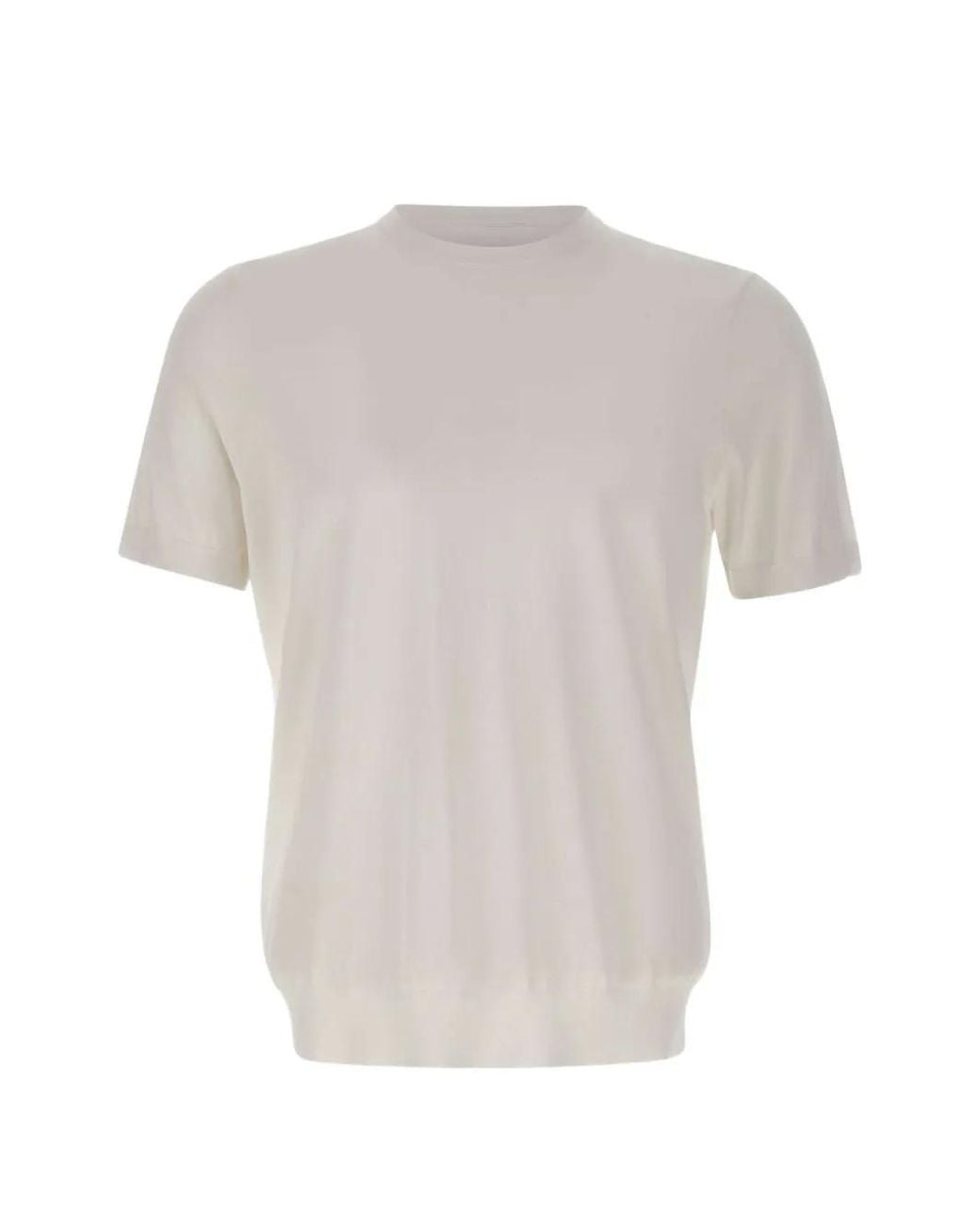 Diktat White Short Sleeve T-Shirt for men