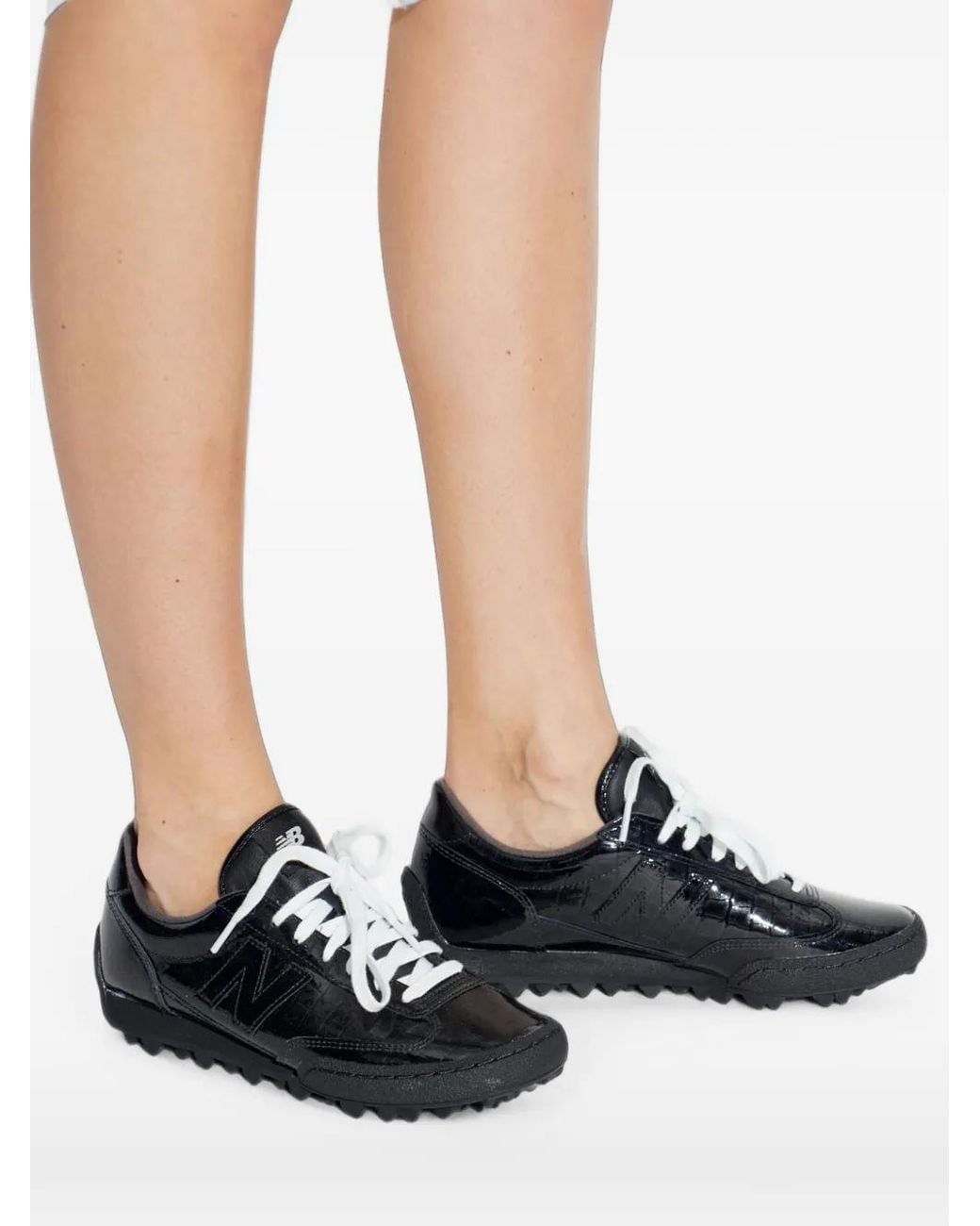 New Balance Black Croc-Effect Ugtr Sneakers