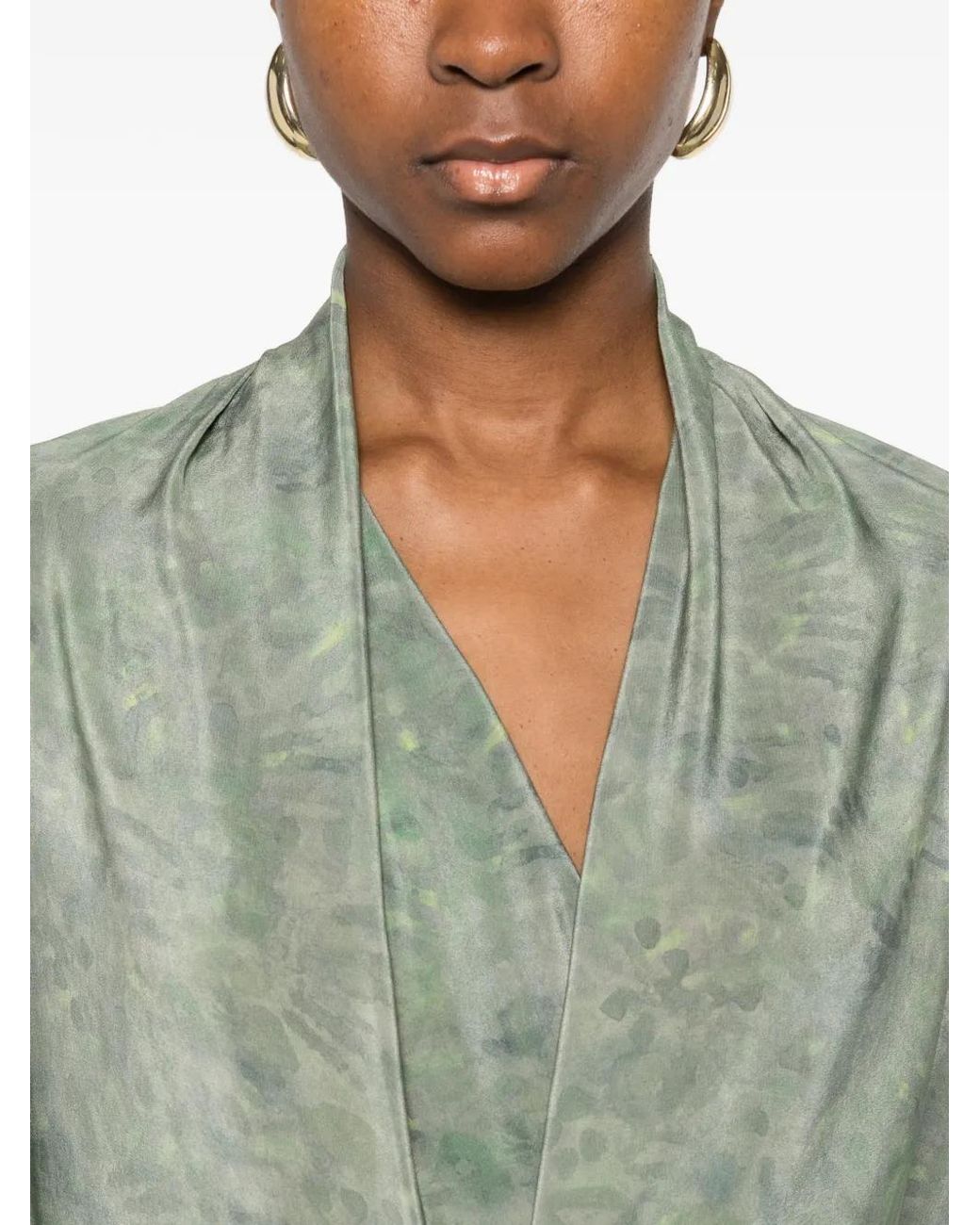 Cortana Green Mayu Maxi Dress