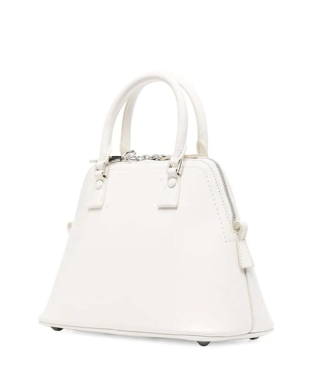 Maison Margiela White Mini 5Ac Classique Top-Handle Bag