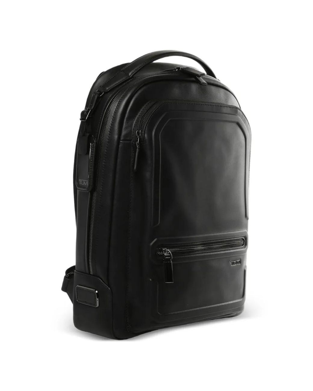 Tumi Black Bradner Zip-Compartment Backpack