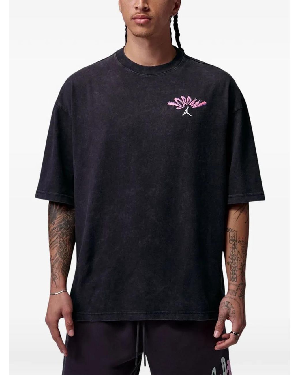 Nike Blue Flight Graphic-Print T-Shirt for men