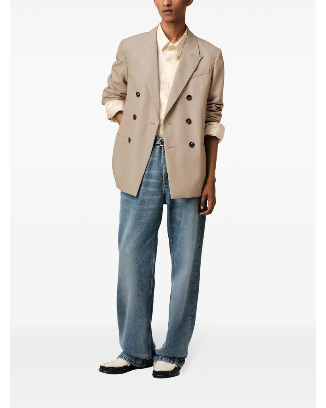 AMI Natural Mini Slit Jacket for men