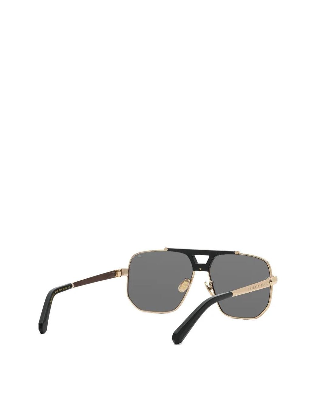Philipp Plein Gray Sunglasses Plein Royal for men