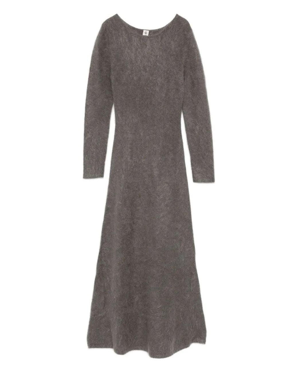 THE GARMENT Gray Long-Sleeved Maxi Dress