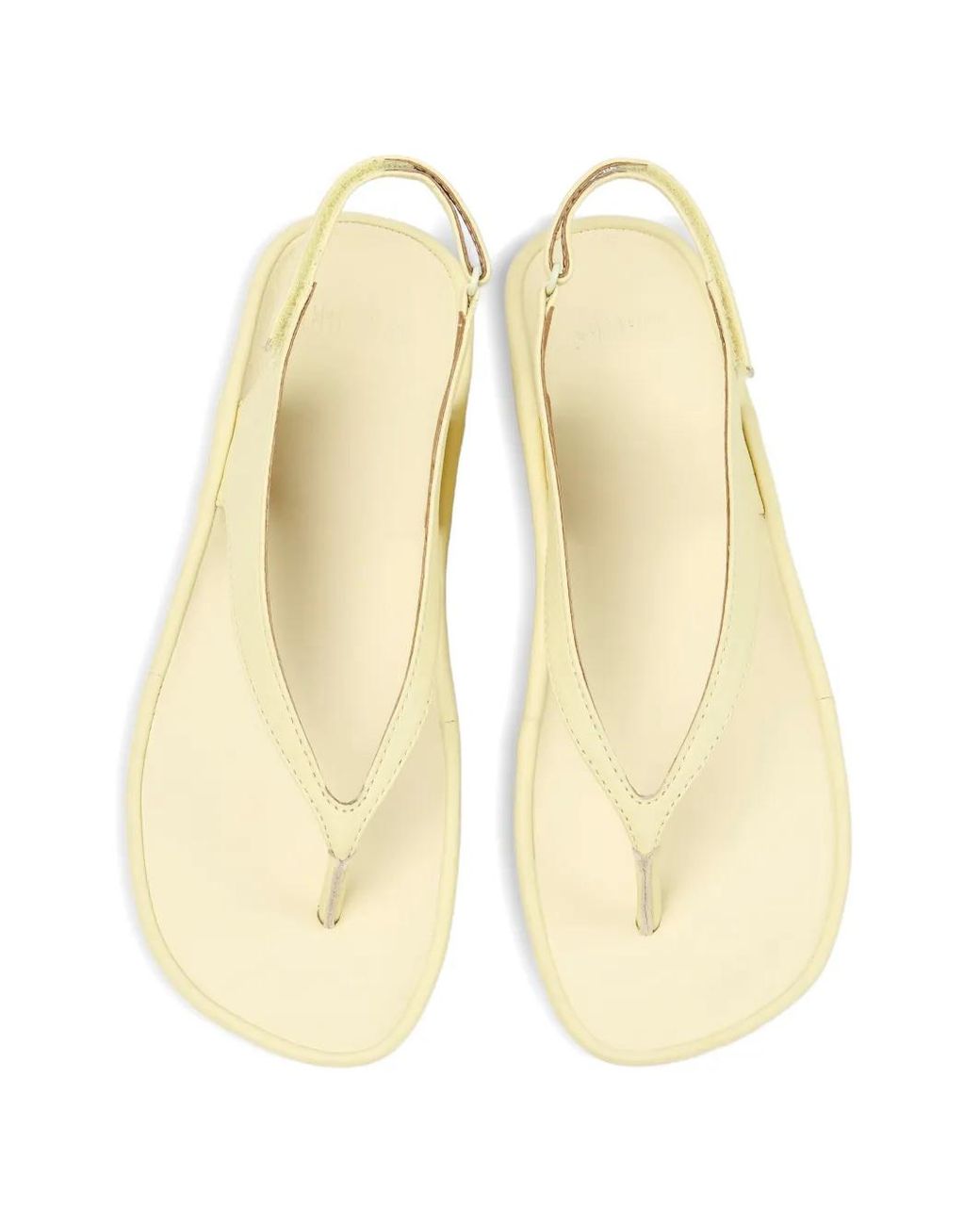Camper Natural Right Isla Leather Sandals