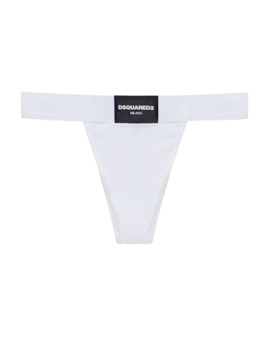 DSquared² White Heritage Thong