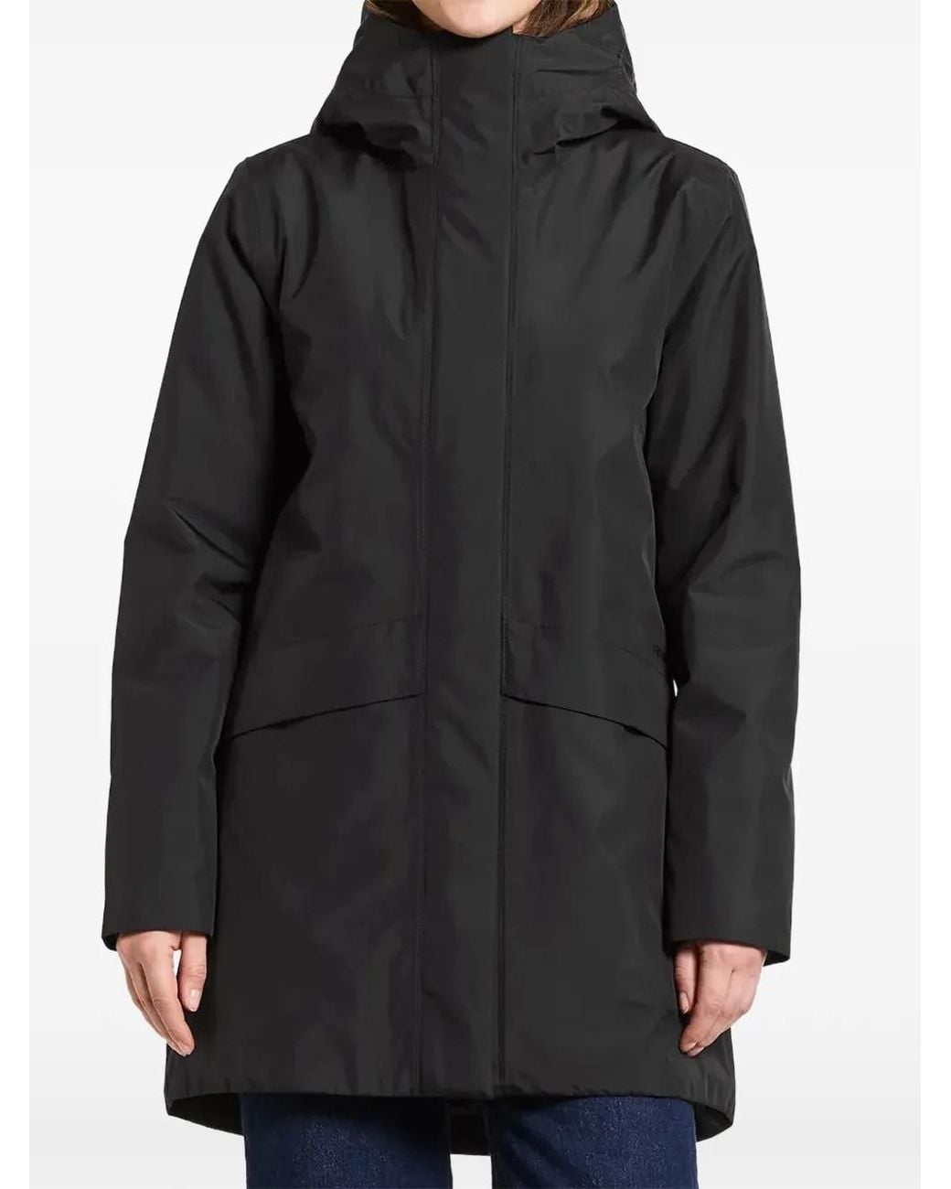 Didriksons Black Cajsa Hooded Zip-Up Jacket