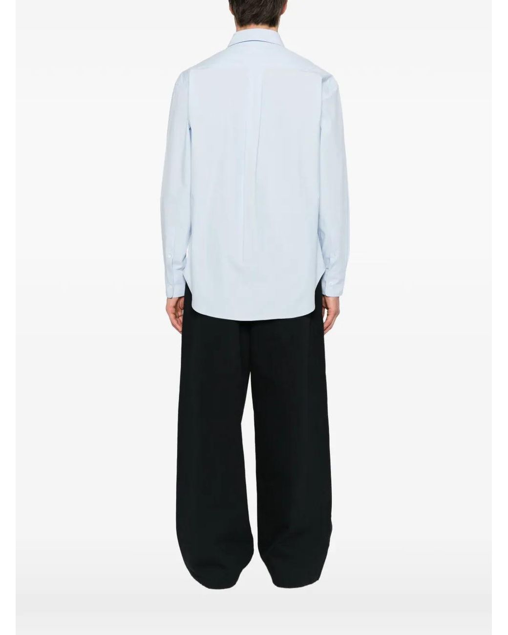 J.W. Anderson Blue Persimmon-Patch Shirt for men