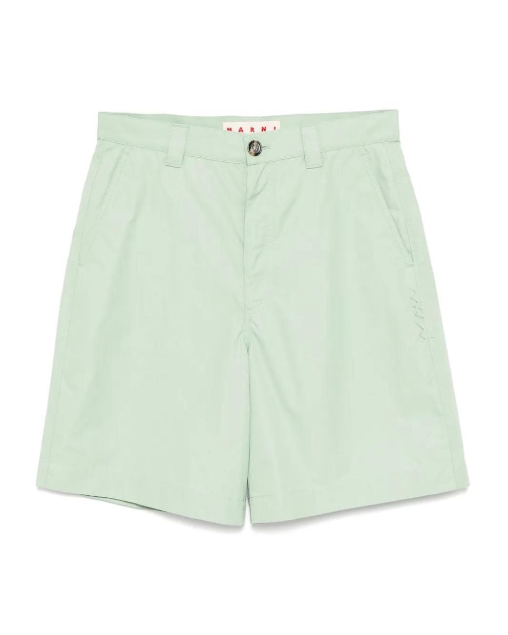 Marni Green Pocket Shorts for men