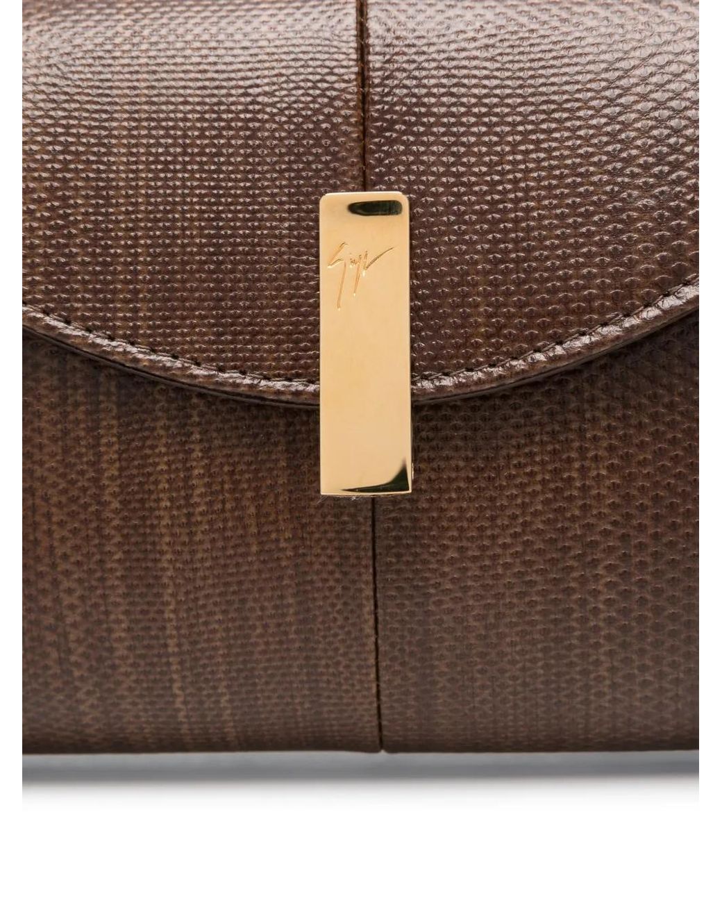 Giuseppe Zanotti Brown Flutie Clutch Bag