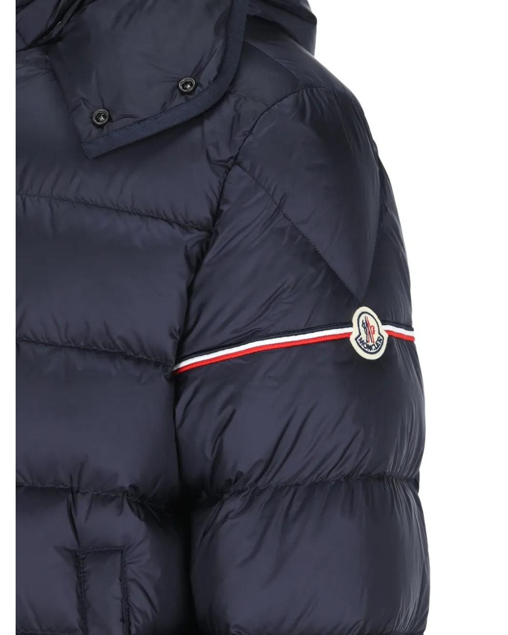 Moncler Ravenlock Donsjack Met Capuchon in het Blue voor heren