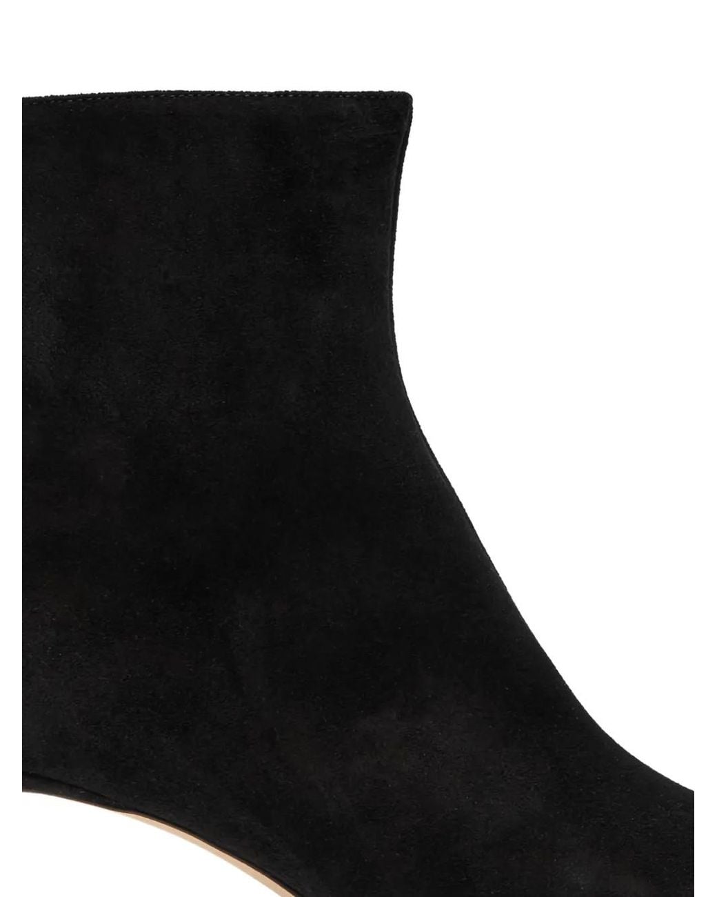 Staud Black Wally Pointed Ankle Boots