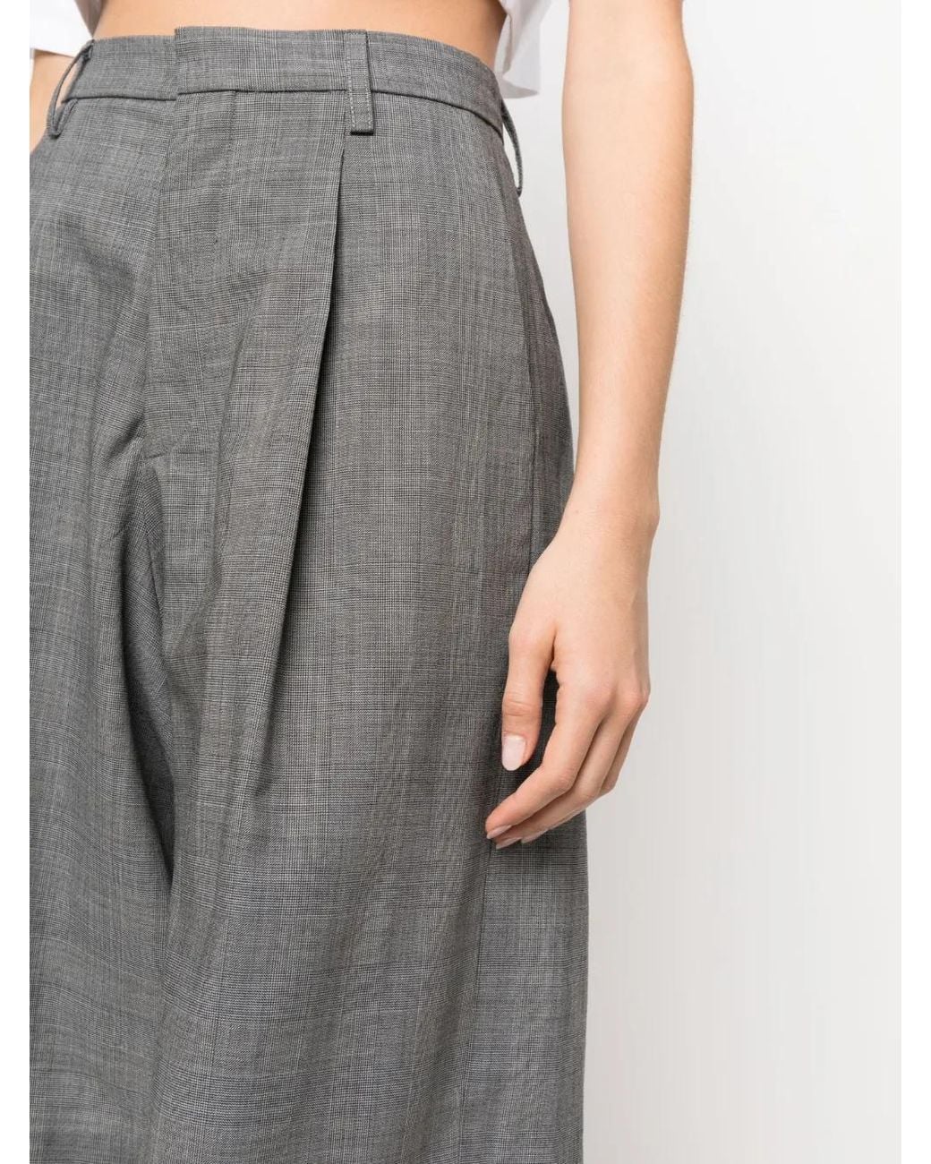 R13 Gray Tailored Knee-Length Shorts