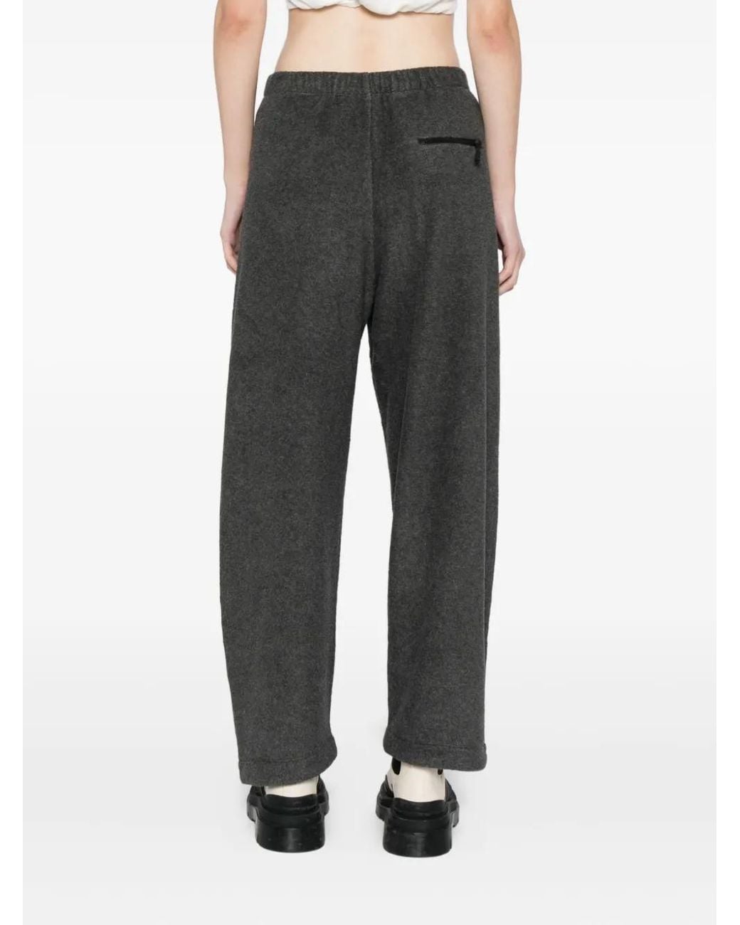 JNBY Gray Polar-Fleece Trousers