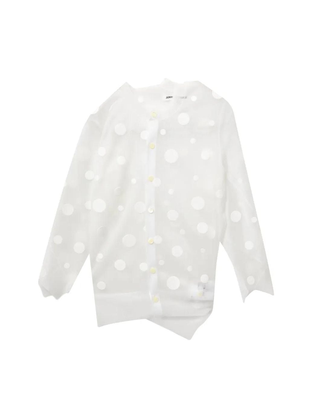 Junya Watanabe White Polka Dot Cardigan