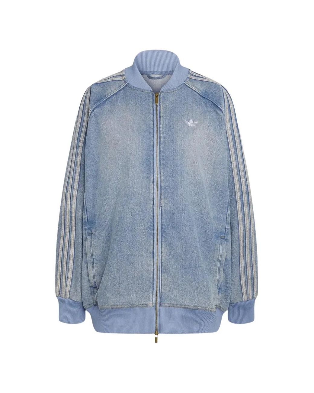 Adidas Blue Sst Oversized Denim Tracktop