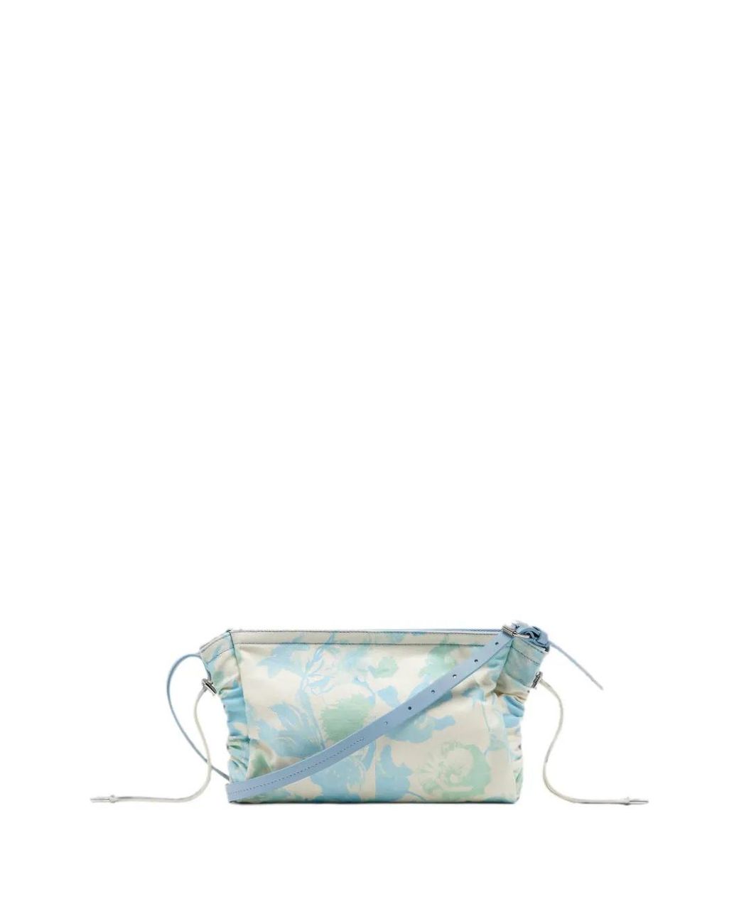 Maison Margiela Blue Drawstring Shoulder Bag