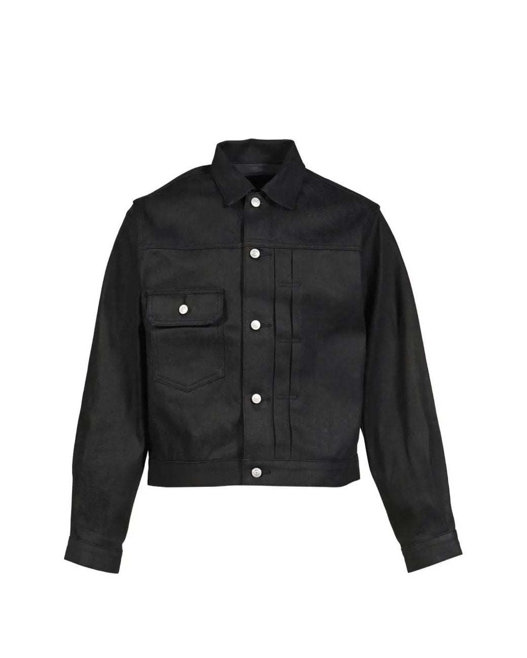 Rivet & Hide Black Type-Trucker Denim Jacket for men