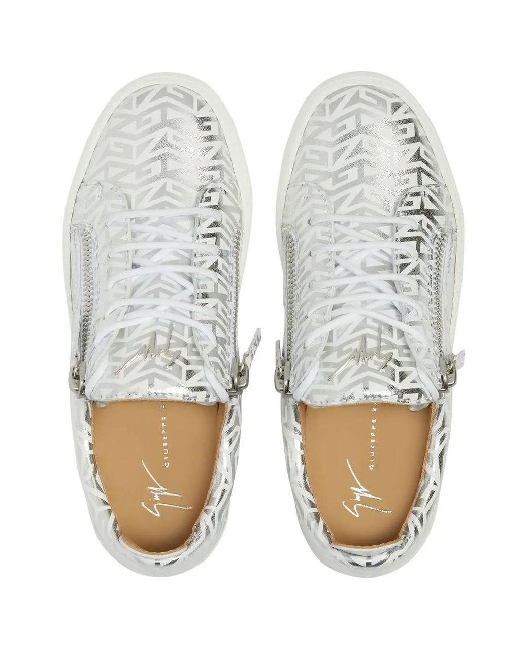 GAIL MONOGRAM di Giuseppe Zanotti in White