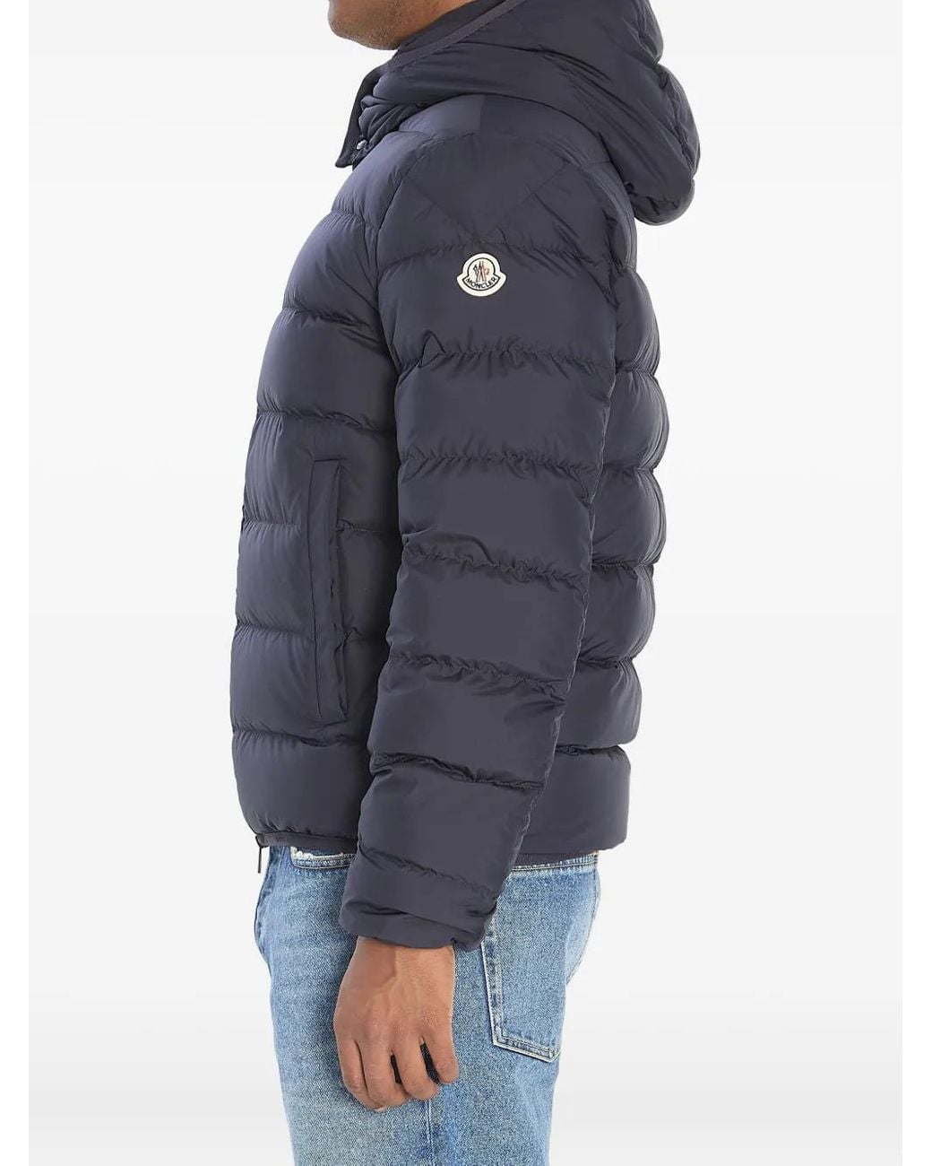 Moncler Blue Montbrocq Puffer Jacket for men