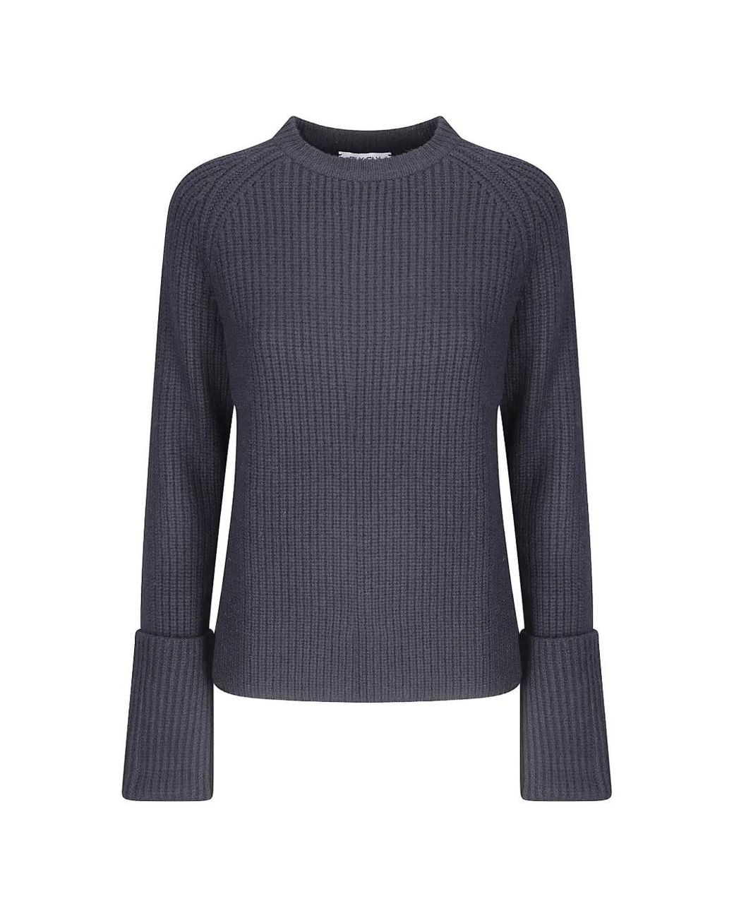 Pull En Maille Côtelée À Manches Raglan ELY ELY en coloris Blue