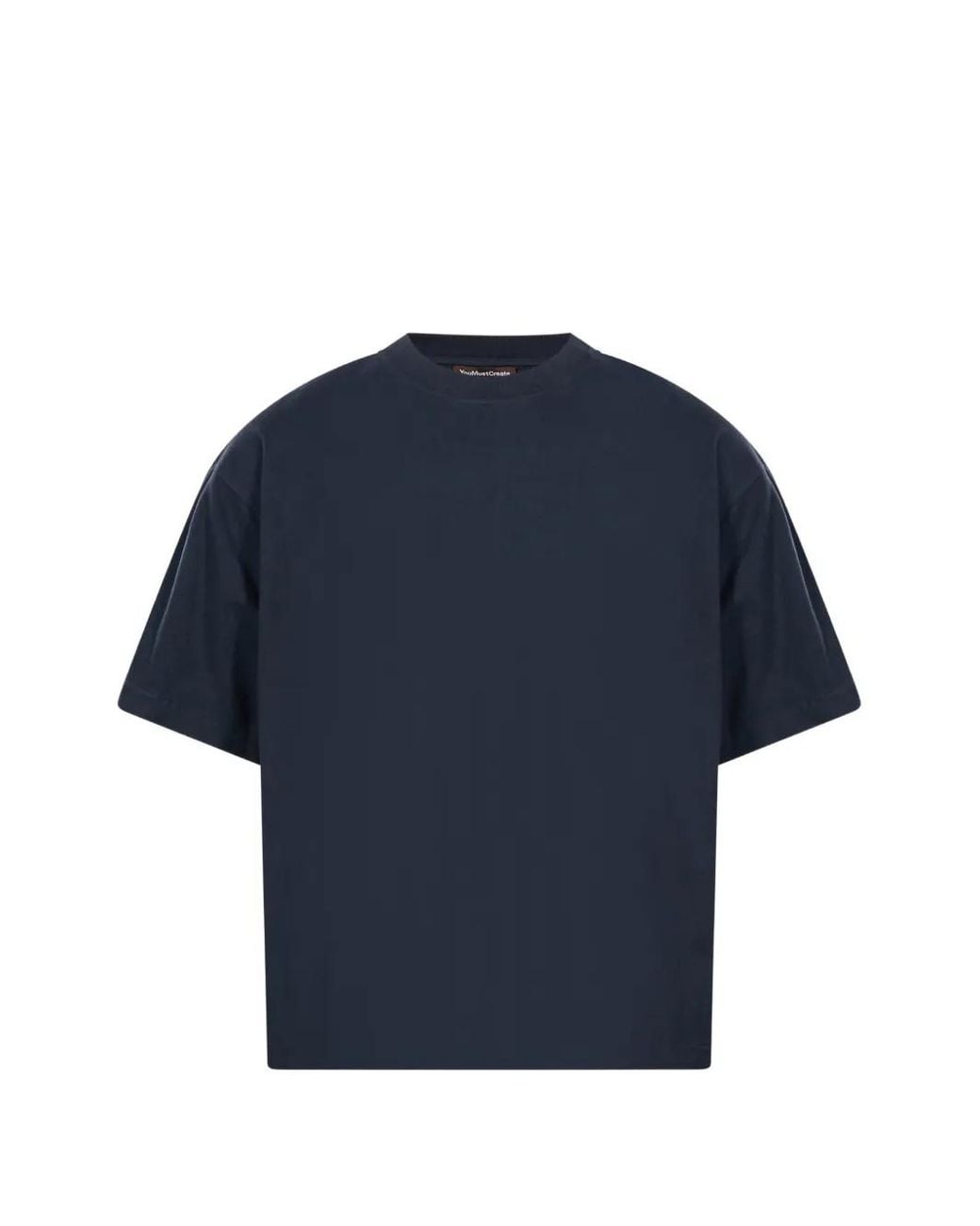 YMC Blue Crew-Neck T-Shirt for men