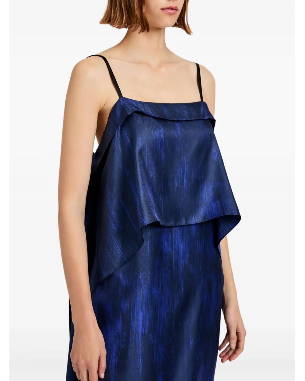 Proenza Schouler Blue Wilma Midi Dress