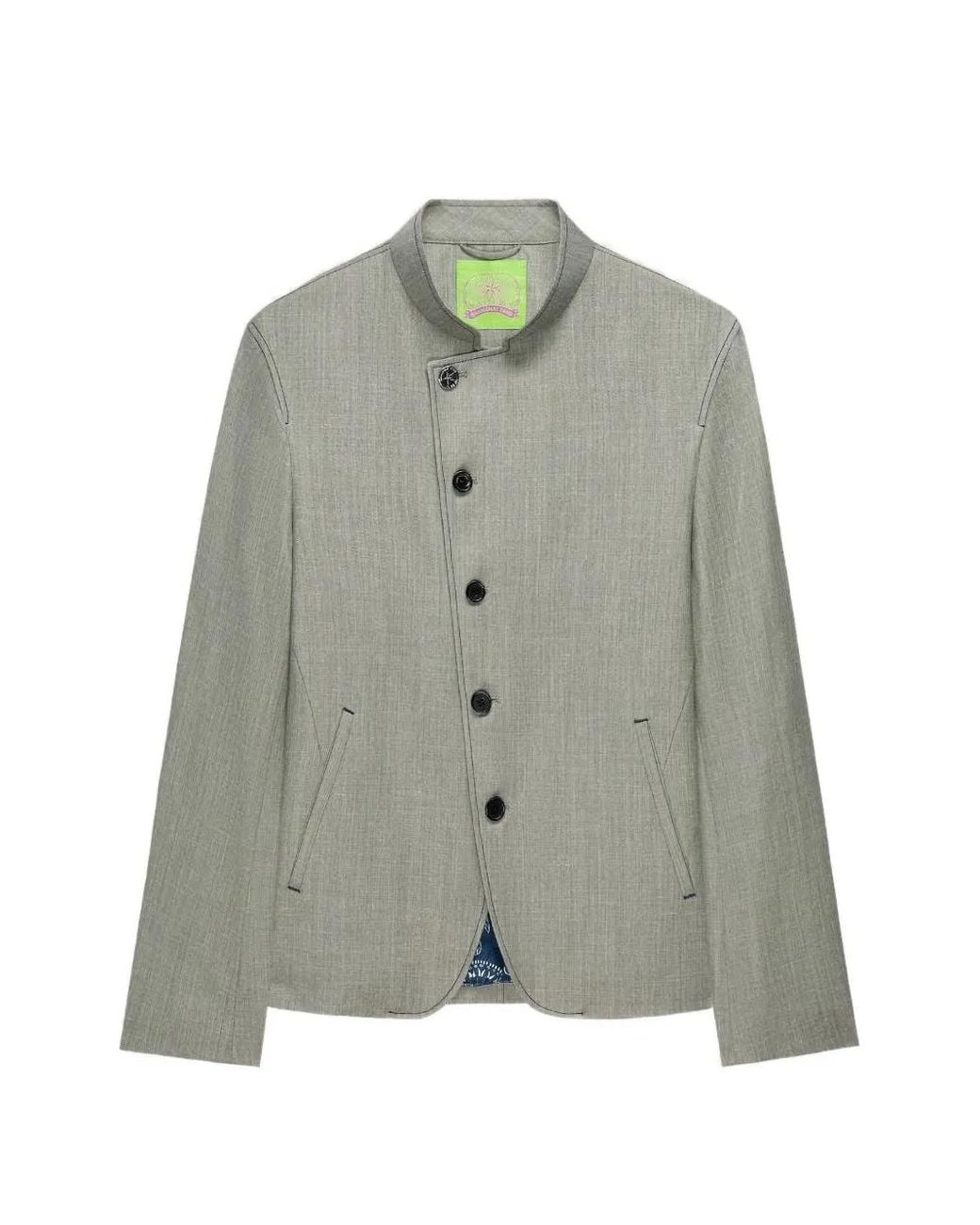 Shanghai Tang Green Tang Five-Button Jacket for men