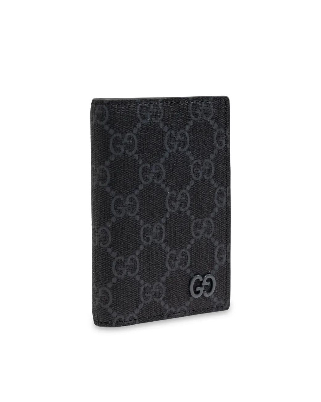 Gucci Black Gg Logo Cardholder for men