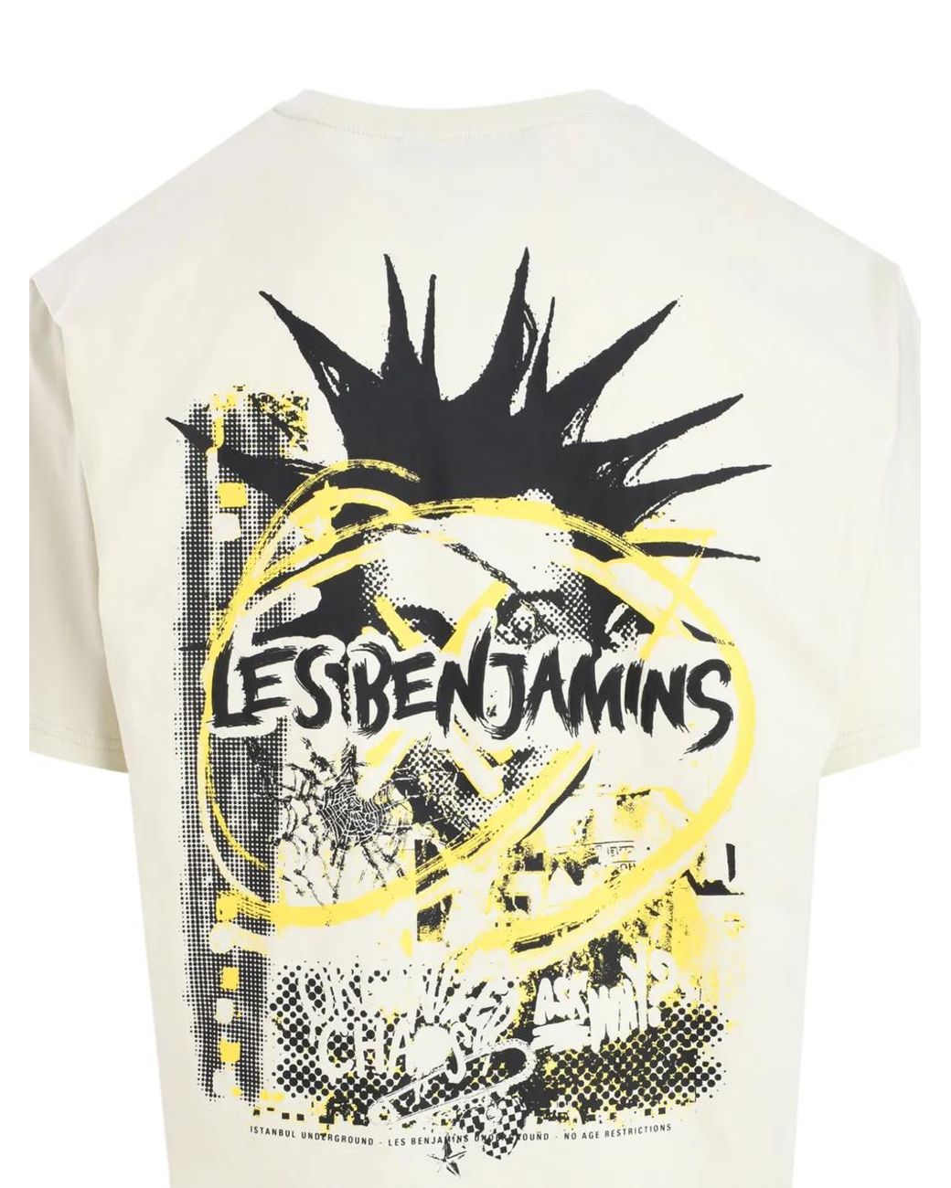 Les Benjamins White Graphic-Print T-Shirt for men