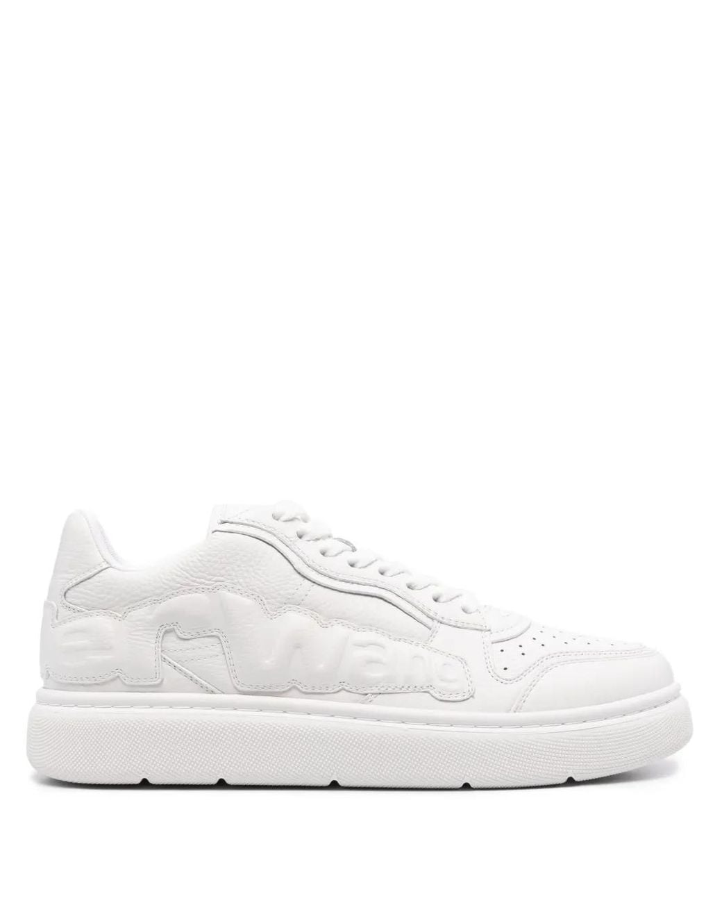 Alexander Wang White Puff Leather Sneakers for men
