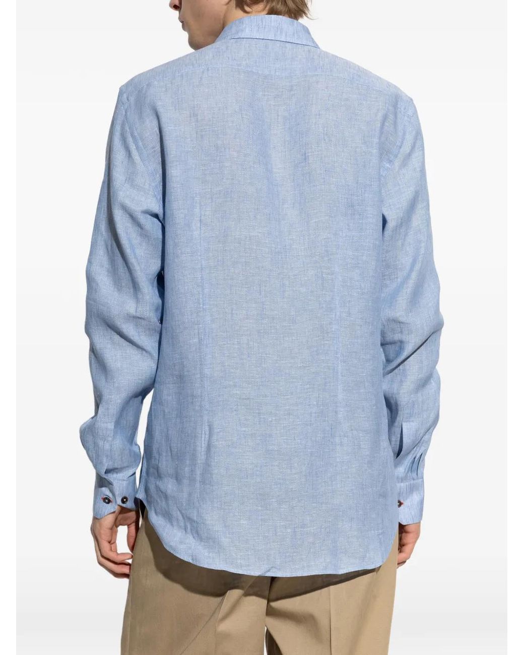 Paul Smith Blue Buttoned Shirt for men
