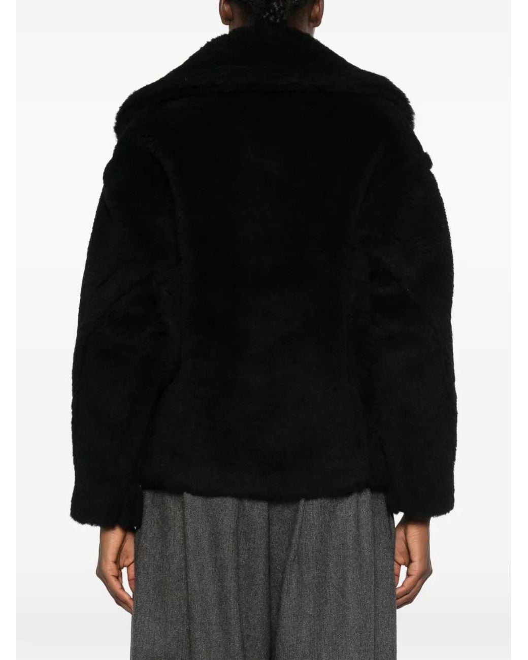 Max Mara Black Malcuno Double-Breasted Jacket