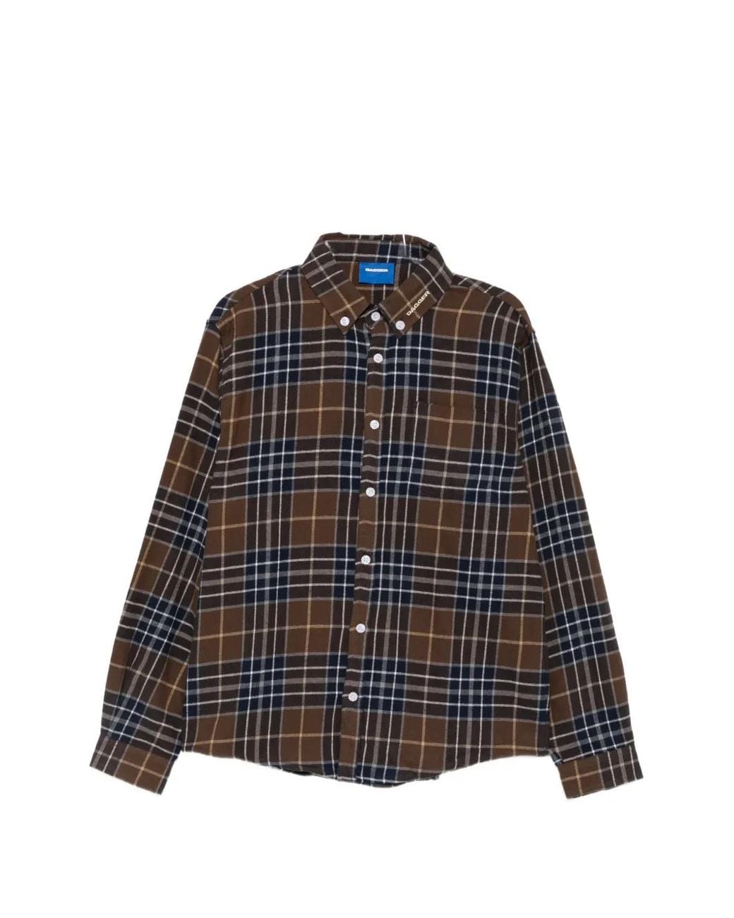 DAGGER Black Veste En Flanelle À Carreaux for men