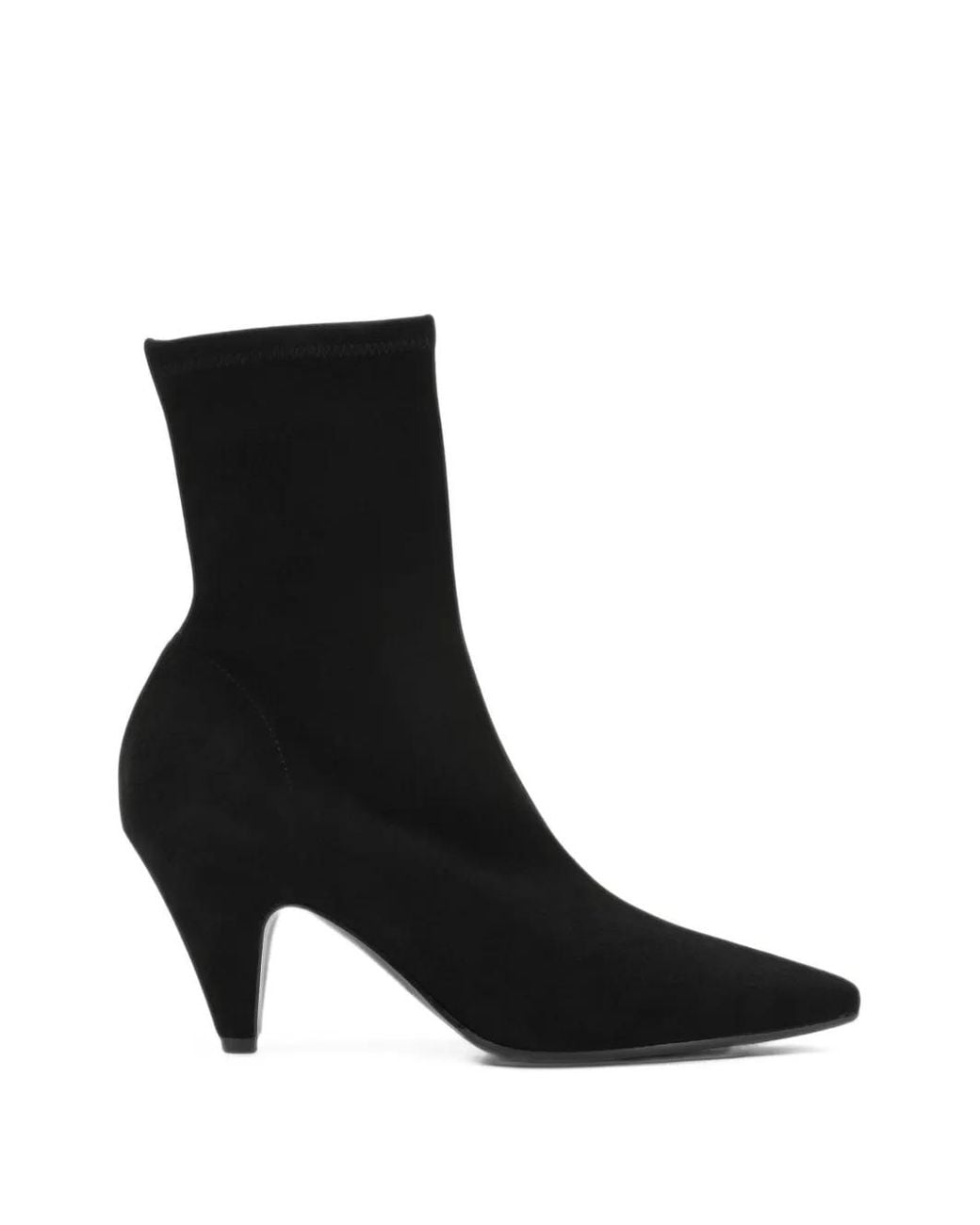 Roberto Del Carlo Black Pointed-Toe Suede Ankle Boots