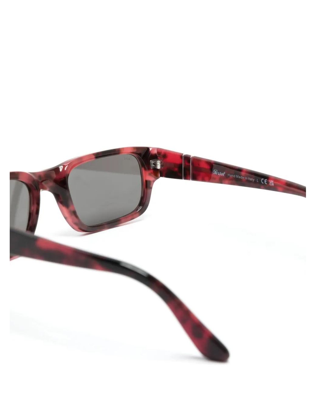 Persol Gray Adrien Rectangle-Frame Sunglasses for men