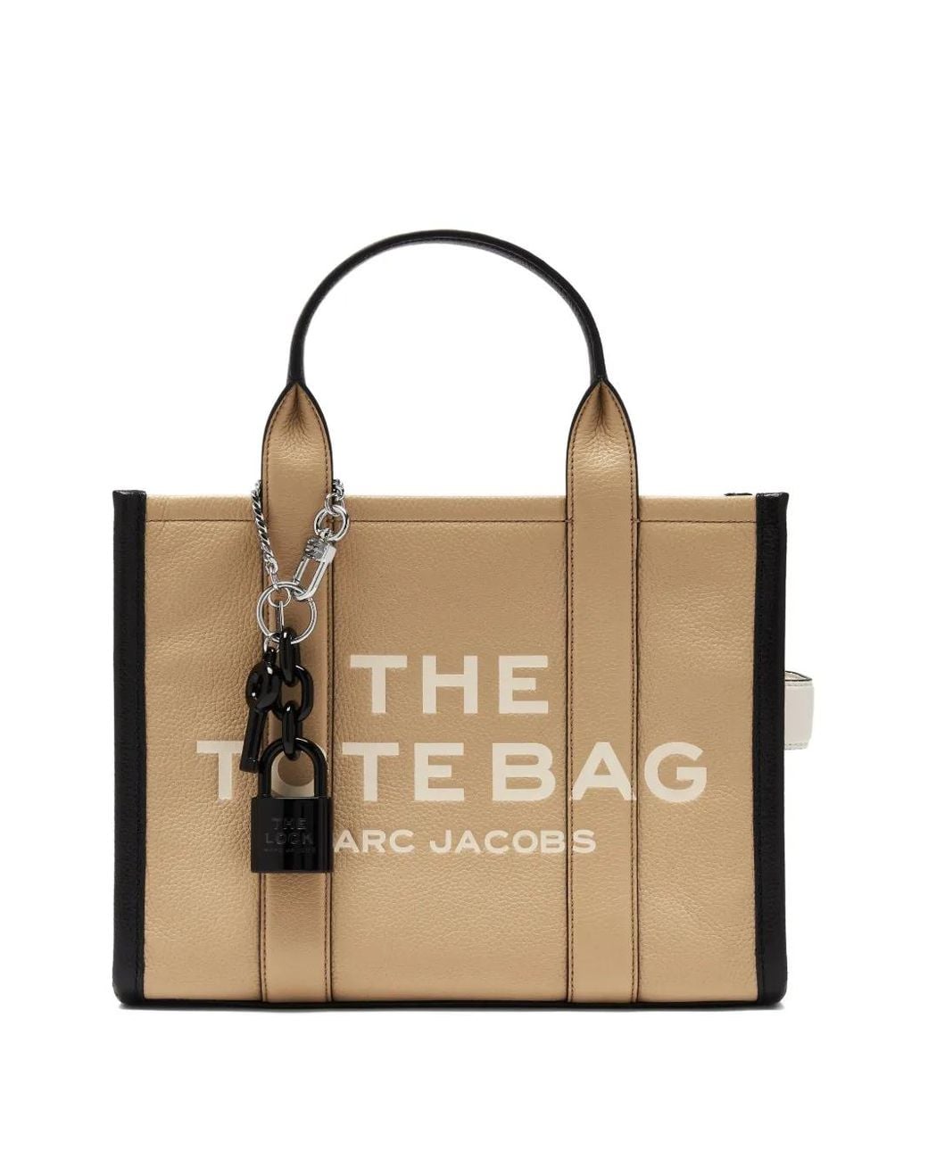 Marc Jacobs White Lock Bag Charm