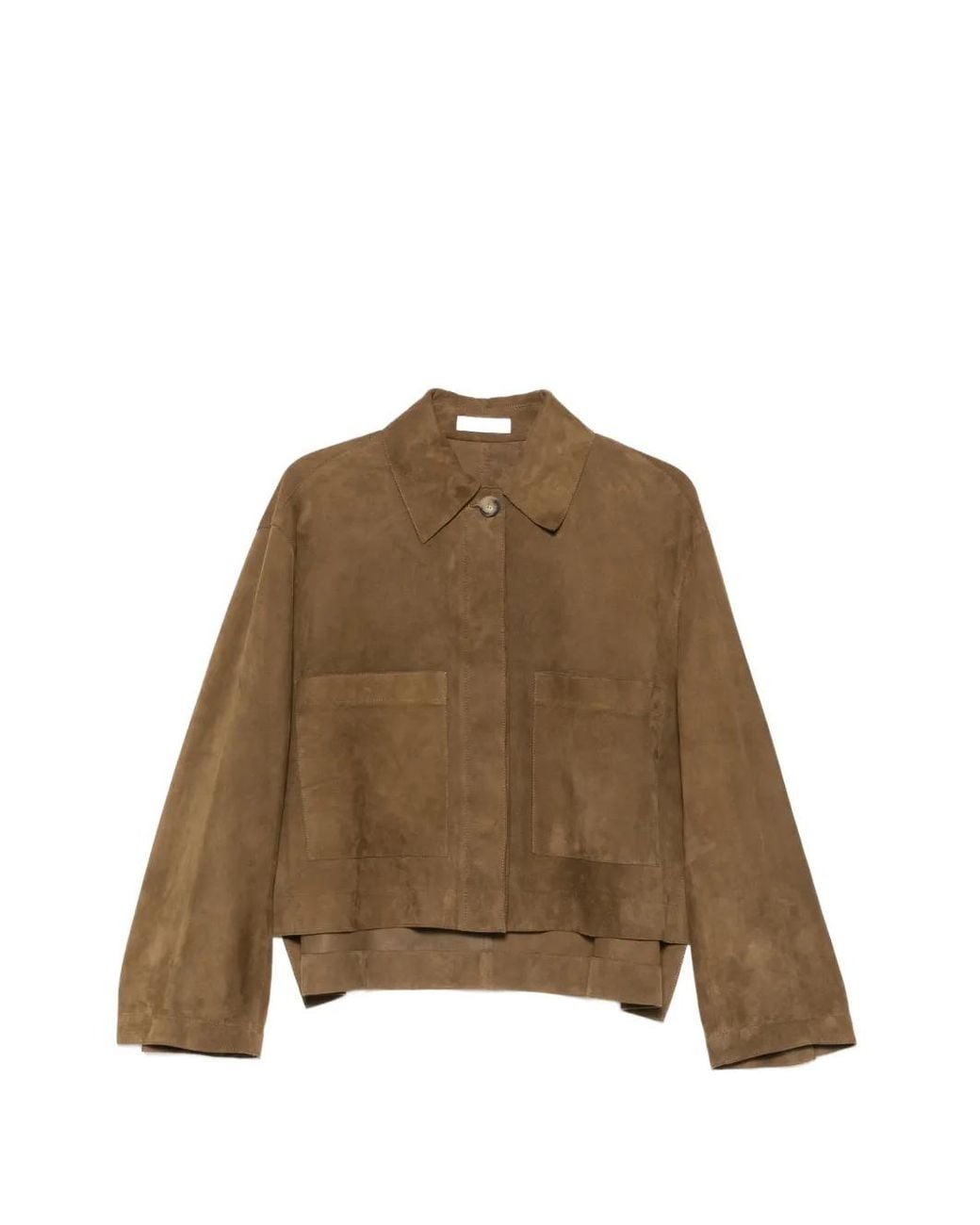 Joseph Natural Suede Boxy Jacket